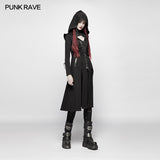 Punk WOMENS DARK Hooded Knit Jacket