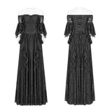 Gorgeous Off Shoulder Victorian Lace Long Dress