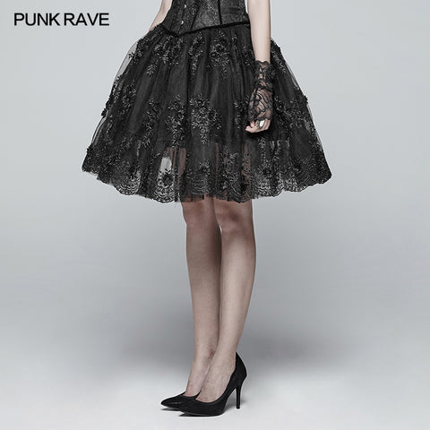 Gorgeous Lolita Lace Tutu Half Skirt