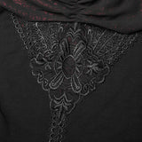 Gothic Off-shoulder Short T-shirt
