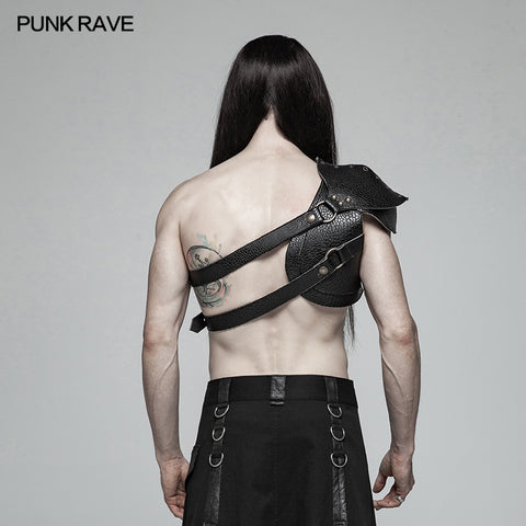 Steampunk Thick Three-dimensional  Armor One Shoulder Strap