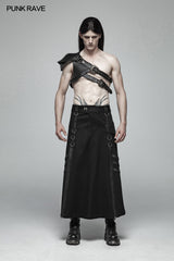 Steampunk Thick Three-dimensional  Armor One Shoulder Strap