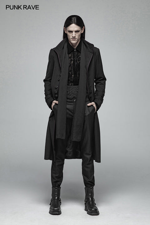 Men Simple Daily Wear Gothic Trousers