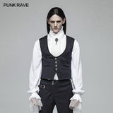 Gentleman Punk V-neck Simple Vest For Men