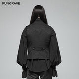 Gorgeous Vintage Gothic Jacquard V-neck Vest