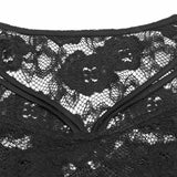 Sexy Perspective Lace Gothic T-shirt For Women