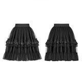 Lolita Short Tulle Tutu Half Skirt For Women