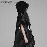 Lolita Velvet Short Hooded Loose Cloak With Cute Wooly Balls