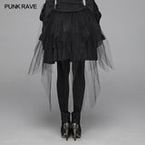 Lolita Butterfly Mesh Half Skirt