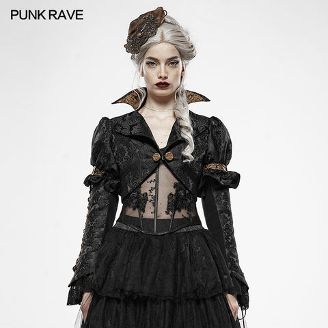 Steampunk desperate crisis short coat