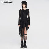 Dark Snakescale Shadow Flower Dress