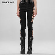 Punk Split Hollow-out Trousers