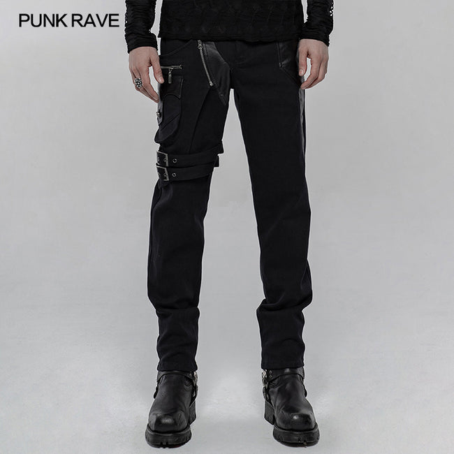 Punk Personality Elastic Trousers