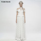 Gothic Gorgeous Off Shoulder Lace Dress