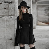Dark Girl A pendulum Plaid Suspender Half Skirt