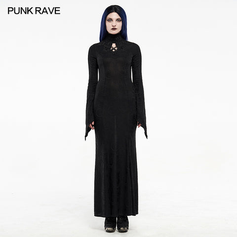 2020 Gothic jacquard knit dress