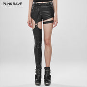 Punk future warrior asymmetrical pants