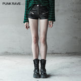 Locomotive Handsome PU leather Shorts