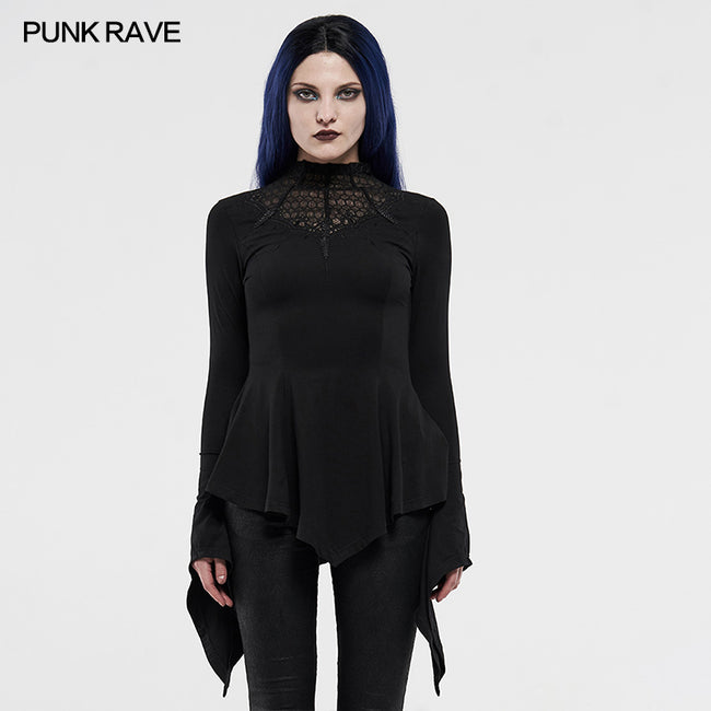 Gothic long-sleeved T-shirt