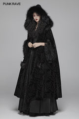 Gothic Winter Gorgeous Hooded Cloak For Women
