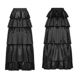 Gothic Multi Layered Dress With Elastic Band