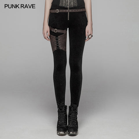Steam Punk Leggings Women Personalized Pants