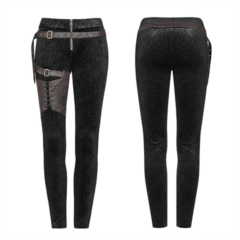Steam Punk Leggings Women Personalized Pants