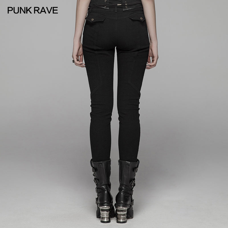 Steam Punk Rope Steam Punk Elasticity Denim Rope Pant– Punkravestore