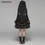Steam Punk Lolita Dress With Lace-up Back