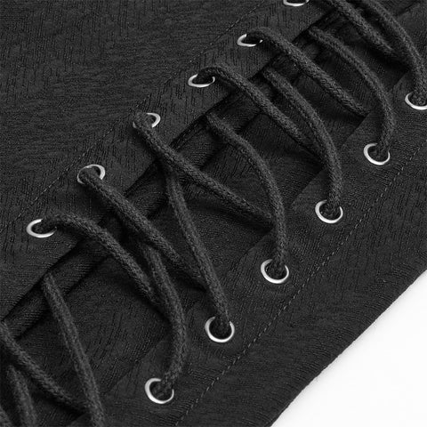 Dark Punk Irregular Long Shirt