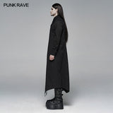 Dark Punk Micro-elastic Twill Long Shirt