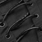 Dark Punk Micro-elastic Twill Long Shirt