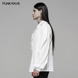 Gothic Low-cut V-neck Loose Shirt For Men