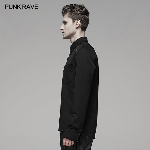 PUNK Light Metal Zipper Shirt