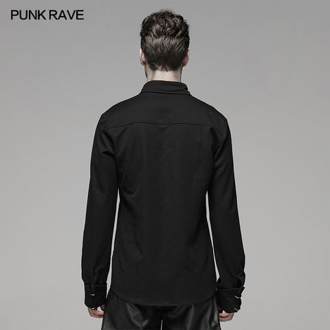PUNK Light Metal Zipper Shirt