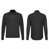 PUNK Light Metal Zipper Shirt