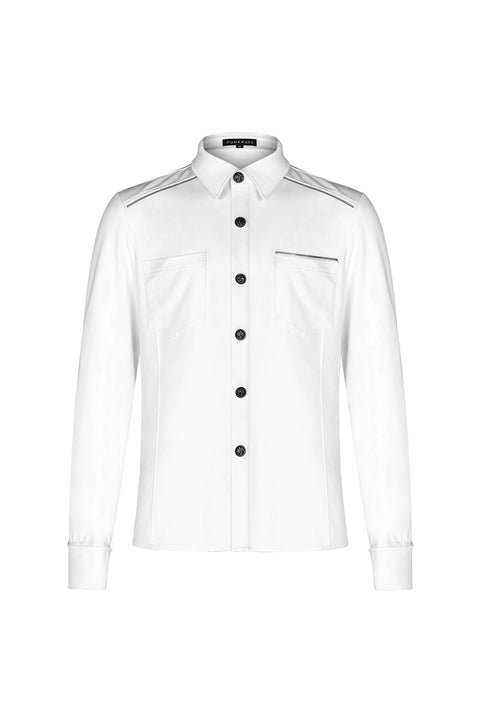 PUNK Light Metal Zipper Shirt