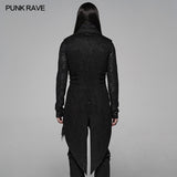 Gothic Floral Swallow-tailed Waistcoat