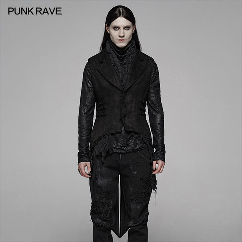 Gothic Floral Swallow-tailed Waistcoat