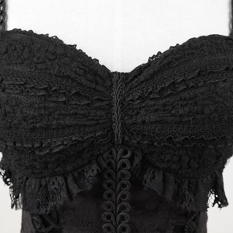 Unique Design Decadent Black Rock Gothic Dresses