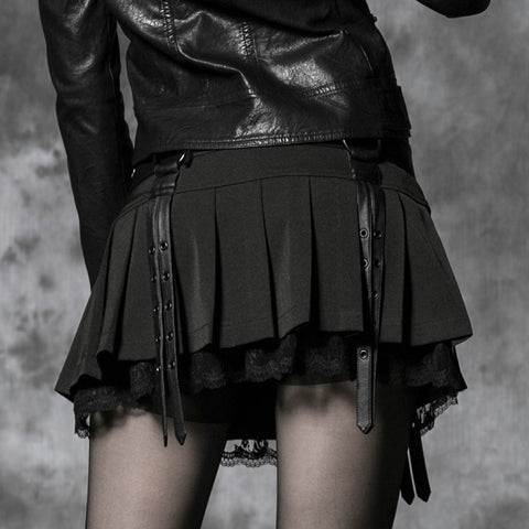 Elegant Sexy Short Tight Mini Gothic Skirt