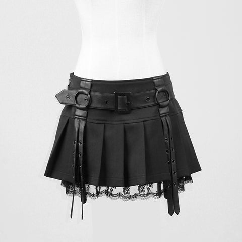 Elegant Sexy Short Tight Mini Gothic Skirt