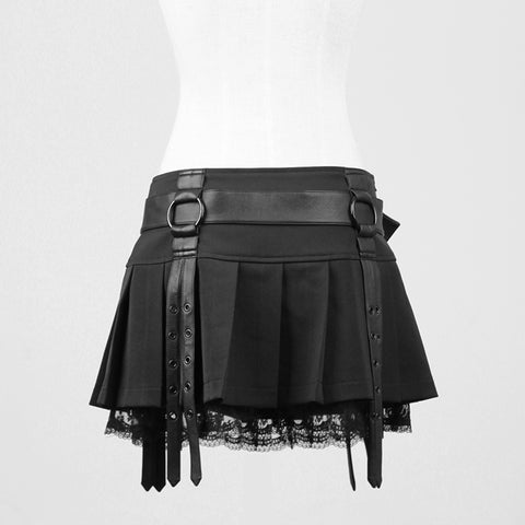 Elegant Sexy Short Tight Mini Gothic Skirt