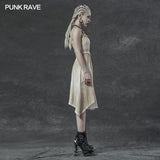 Steampunk old technique strap dresses