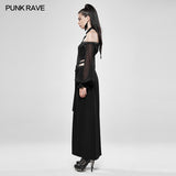 Dark Night Jumpsuit with Detachable Long Skirt