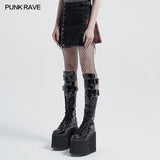 Punk rough short skirt
