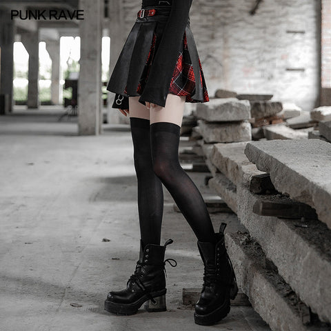 Multi-piece stitching half skirt