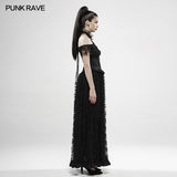 Gothic Gorgeous Off Shoulder Lace Dress