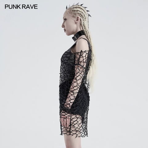 Punk daily big mesh T-shirt