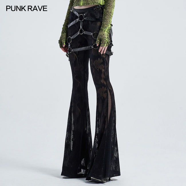 Punk coat of paint hollow skirt